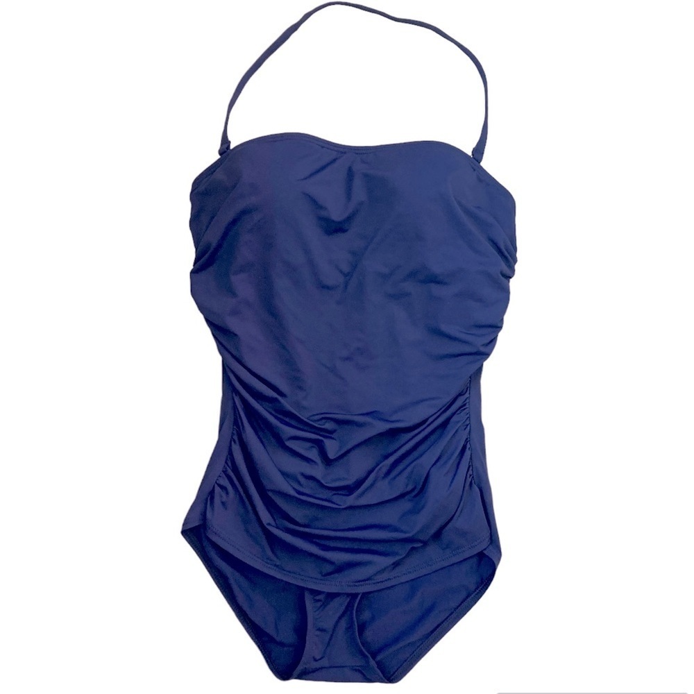 Tommy Bahama One‎ Piece Navy Swimsuit, EUC Size 6D Cup
